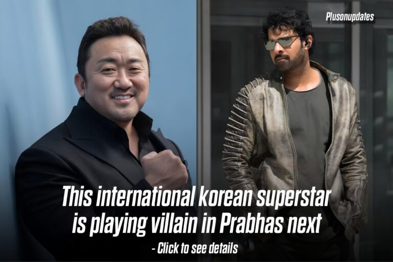 Prabhas vs. Ma Dong-seok? Korean Superstar Might Be The Main Villain in “SPIRIT: The Unbreakable”