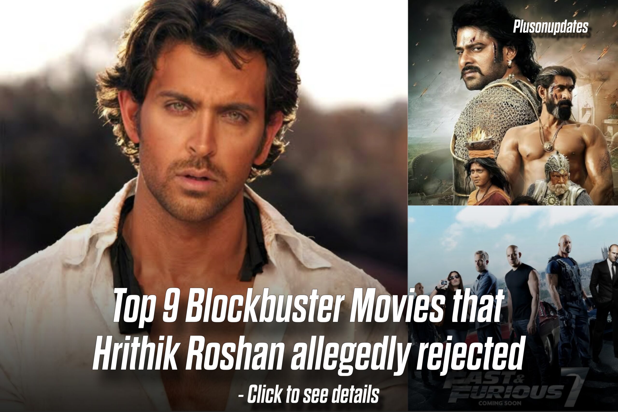 Top 9 blockbuster movies that Hrithik Roshan allegedly rejected
