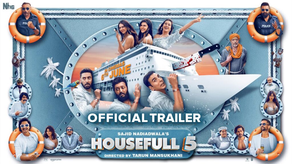 Housefull 5 trailer launched – Akshay kumar new movie Housefull 5 trailer launched