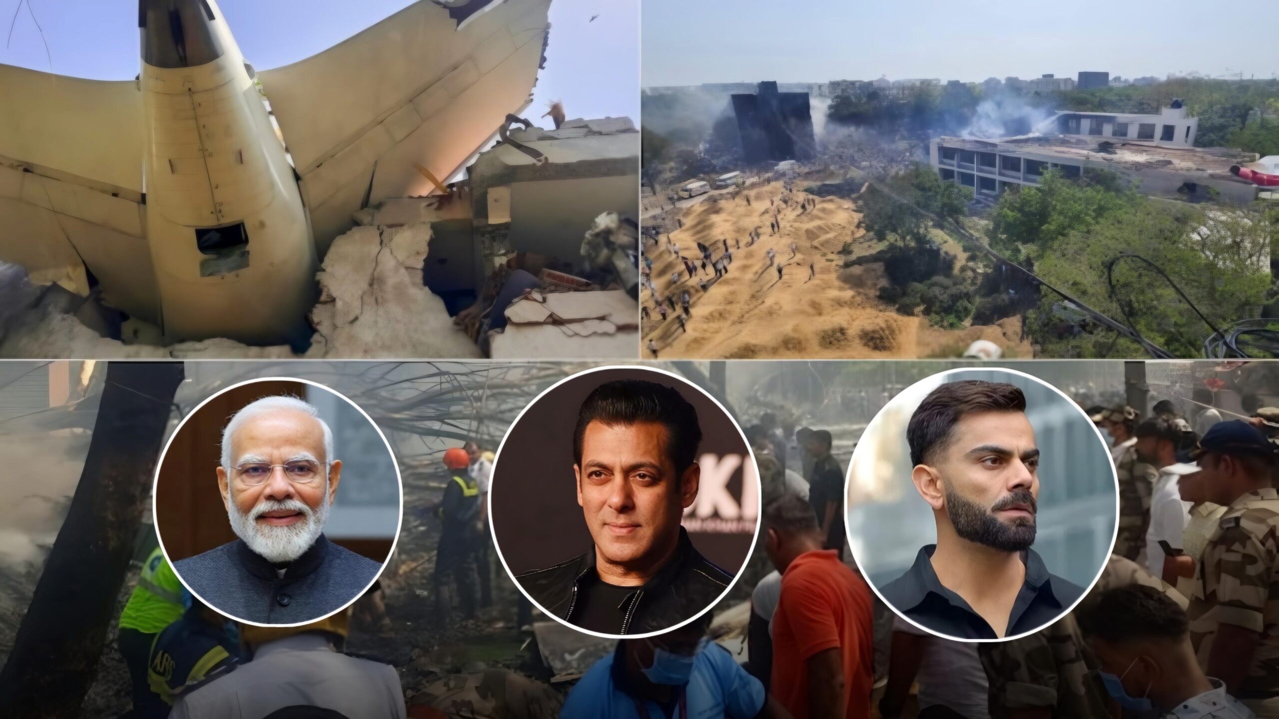 Ahmedabad plane crash | Air India Flight 171 crash | How celebrities reacted on ahmedabad plane crash